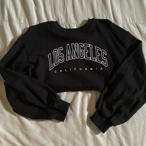 long sleeve crop top